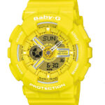 Reloj Casio Baby-G para mujer digital y analógico en amarillo ref. BA-110-BC-9AER
