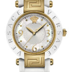 Reloj Versace Reve, con silicona blanca, esfera de nácar 92QCP1D497-S001