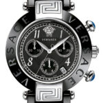 Reloj Versace Reve en cerámica negra, cronógrafo 95CCS9D008-SC09