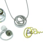 Colección de joyas con brillantes y perlas