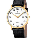 Reloj Festina de hombre clásico, cada dorada en oro amarillo F16478-1
