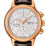 Reloj Tissot Carson automático dorado en oro rojo, cronógrafo para hombre T085_427_36_011_00