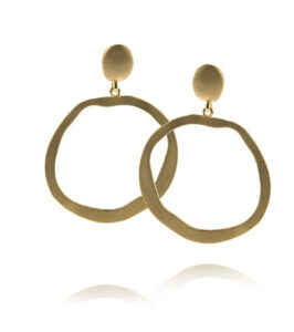 Luxenter pendientes metal chapado en oro amarillo ref.SGEW049