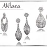 Pendientes de plata para novia en filigrana