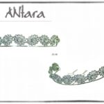 Tiara en plata para novia con circonitas