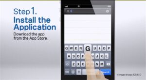 Busca la aplicación en la Apple Store