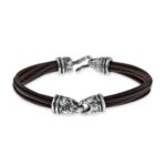 Pulsera-cuero-plata-1