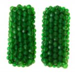 Pendientes compañeros agata verde