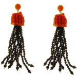 Pendientes coral onix