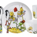 Cubiertos infantiles de 7 piezas de la "Abeja Maya"