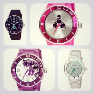 4 modelos de los relojes W&C by Custo