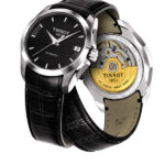 Reloj Tissot Couturier automático para mujer, tres agujas y piel T035.207.16.051.00