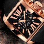 Reloj dorado Tw Steel para hombre en PVD de oro rosa, cronógrafo.