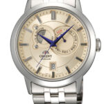 Reloj Orient automático para hombre en acero con calendario completo ET0P002W