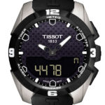 Reloj Tissot T-Touch Expert solar para hombre en titanio y correa de silicona negra T091_420_47_051_00
