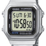 Reloj Casio retro plateado unisex A178WEA-1AES