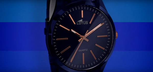 Relojes Lotus para hombre Smart Casual en colores, anunciados en televisión