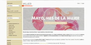 Elige la marca una vez desplegada