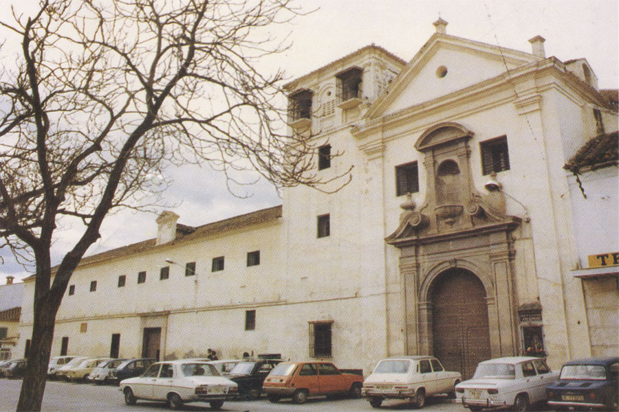 Aspecto de la Plaza de las Carmelitas, a mediados de los 80´s.